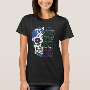 Ondersteuning voor ankylosing Spondylitis Awarenes T-shirt