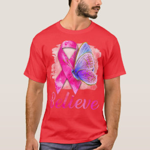 Ondersteuning voor borstkanker Warrior Awareness G T-shirt