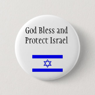 Ondersteuning voor Israel Button/Pin Ronde Button 5,7 Cm