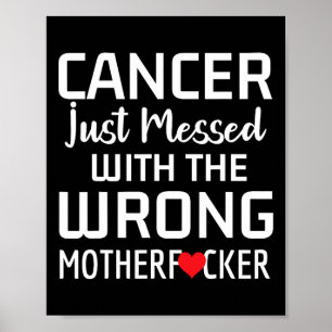 Ondersteuning voor kankerbewustwording Get Well Ca Poster