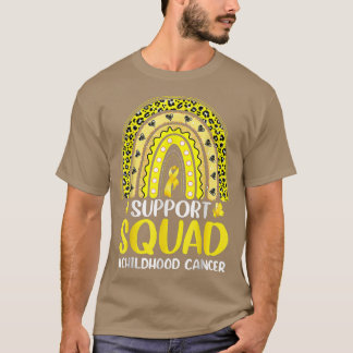 Ondersteuning voor kinderkanker Squad Gold Ribb T-shirt