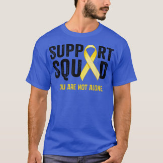 Ondersteuning voor kinderkanker Squad Gold Ribb T-shirt