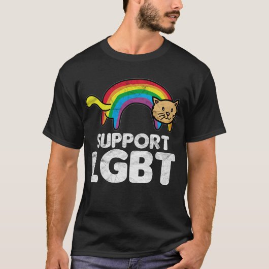 Ondersteuning voor LGBT T-shirt (Voorkant)