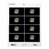 Ondersteuning voor lokale bier etiket (Full Sheet)