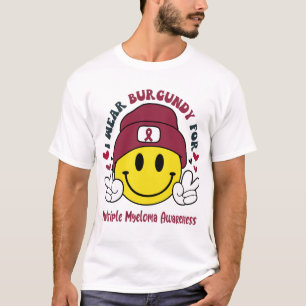 Ondersteuning voor multipel myeloom t-shirt