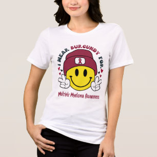Ondersteuning voor multipel myeloom Tri-Blend shirt