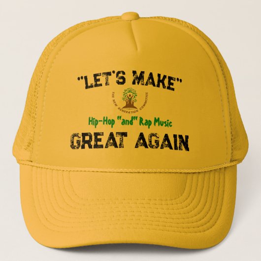 Ondersteuning voor muziek- en kunstprogramma's voo trucker pet (Voorkant)