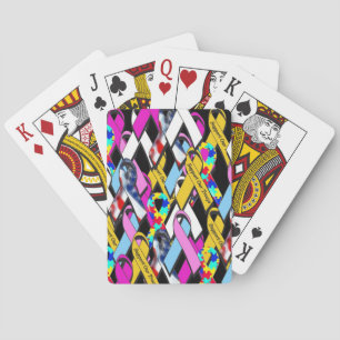 Ondersteuning voor spelkaarten voor een goed doel pokerkaarten
