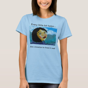 Ondersteuning voor tsunami-verlichting t-shirt