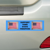 ONDERSTEUNING VOOR UW TROOPERS BUMPERSTICKER (Op auto)
