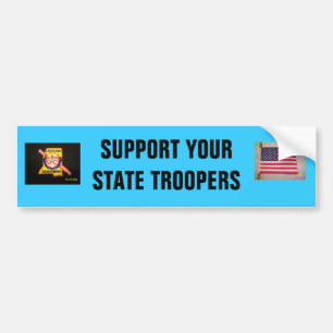 ONDERSTEUNING VOOR UW TROOPERS BUMPERSTICKER