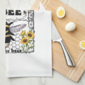 Ondersteuning Your Local Honey Bee - Kitchen Towel Theedoek (Quarter Fold)