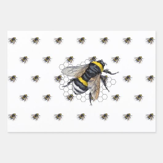 Ondersteuning Your Local HoneyBee - Wrapping Paper (Voorkant 2)