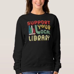 Ondersteuning Your Local Library Bookworm Trui