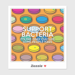 ONDERSTEUNINGSBACTERIA STICKER