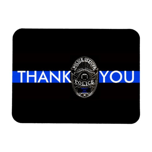 ONDERSTEUNINGSBELEID DANK U DANK BLAUWE LIJN MAGNE MAGNEET (Horizontaal)