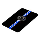 ONDERSTEUNINGSBELEID DANK U DANK BLAUWE LIJN MAGNE MAGNEET (Linkerzijde)