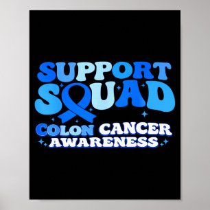 Ondersteuningsteam Colon Kanker Bewustzijn Colorec Poster