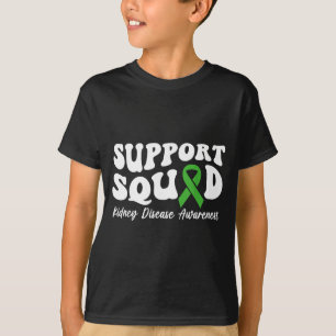 Ondersteuningsteam Groene Lint Nierziekte T-shirt