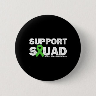 Ondersteuningsteam Maand van de mentale gezondheid Ronde Button 5,7 Cm