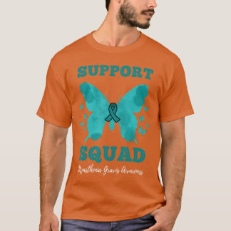 Ondersteuningsteam Myasthenia Gravis bewustzijn T-shirt