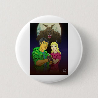 Onderstreep de Volledige maan Ronde Button 5,7 Cm
