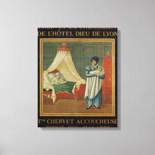 Onderteken adverteren de diensten van een verlosku canvas afdruk (Voorkant)