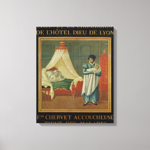 Onderteken adverteren de diensten van een verlosku canvas afdruk