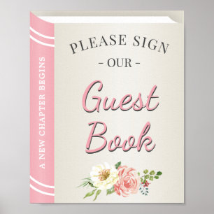 Onderteken ons Baby shower voor eBay-winkelboek vo Poster