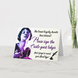 Onderteken ons Grootboek van de Gast Kaart