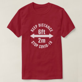 Onderteken Sociale vervorming Stop Corona Virus Co T-shirt