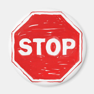 Onderteken stoppen magneet
