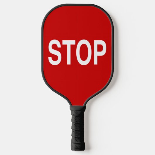 Onderteken stoppen pickleball paddle (Voorkant)