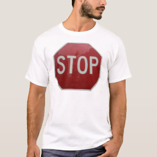 Onderteken stoppen t-shirt