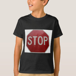 Onderteken stoppen t-shirt