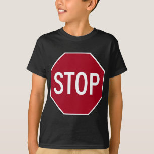Onderteken stoppen t-shirt