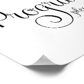 Onderteken voor Weddenprogramma Poster (Hoek)
