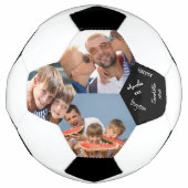 Ondertekend 3 Foto Collage Black en White Voetbal (Voorkant)