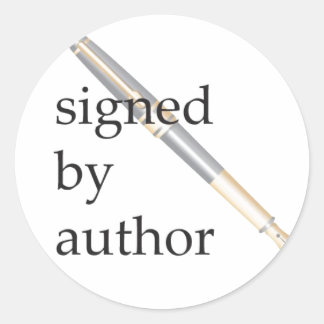 Ondertekend door Auteur stickers