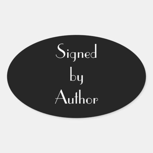 Ondertekend door Auteur Stickers (Voorkant)