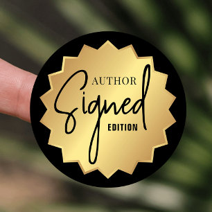 Ondertekend door Author Edition Boek Lancering Bla Ronde Sticker