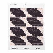 Ondertekend door de Auteur, Vloeiende Referentie Etiket (Full Sheet)