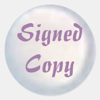 Ondertekend Exemplaar - Ronde Stickers (#33)