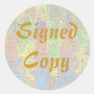 Ondertekend Exemplaar - Ronde Stickers (#44)