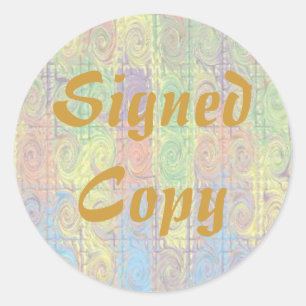 Ondertekend Exemplaar - Ronde Stickers (#44)