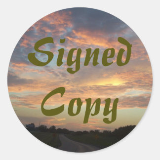 Ondertekend Exemplaar - Ronde Stickers (#47)