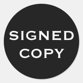 ONDERTEKENDE KOPIE RONDE STICKER