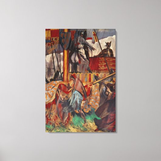 Ondertekening Magna Carta, 1215 Canvas Afdruk (Voorkant)