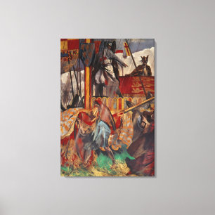 Ondertekening Magna Carta, 1215 Canvas Afdruk