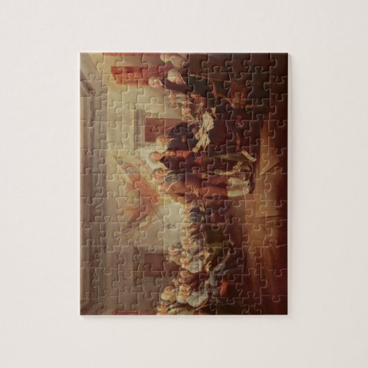 Ondertekening van de onafhankelijkheidsverklaring, legpuzzel (Verticaal)